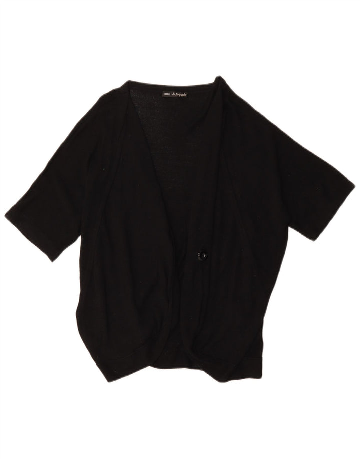Pulover cardigan cu autograf pentru femei Marks & Spencer UK 16 Large Black