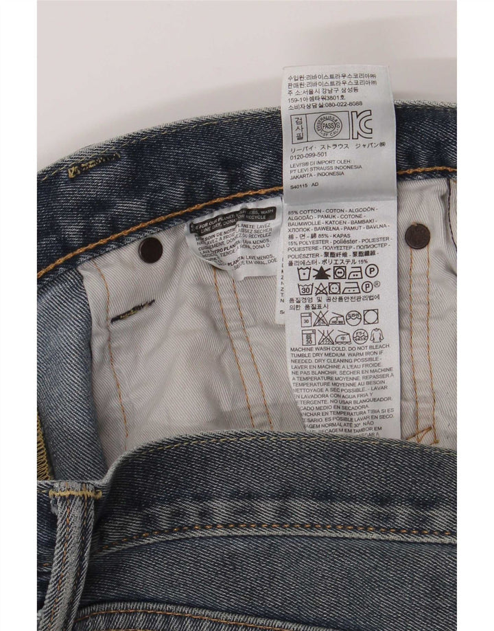 Blugi drepti pentru bărbați Levi's 522 W30 L30 Bumbac albastru