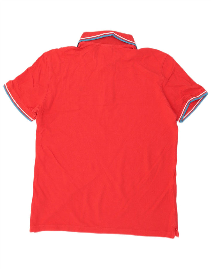 Tricou polo pentru bărbați Diadora, bumbac roșu mediu