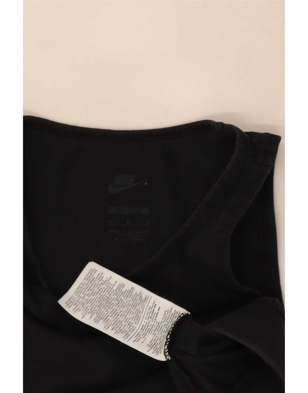 Top sutien pentru femei Nike UK 12 mediu negru bumbac