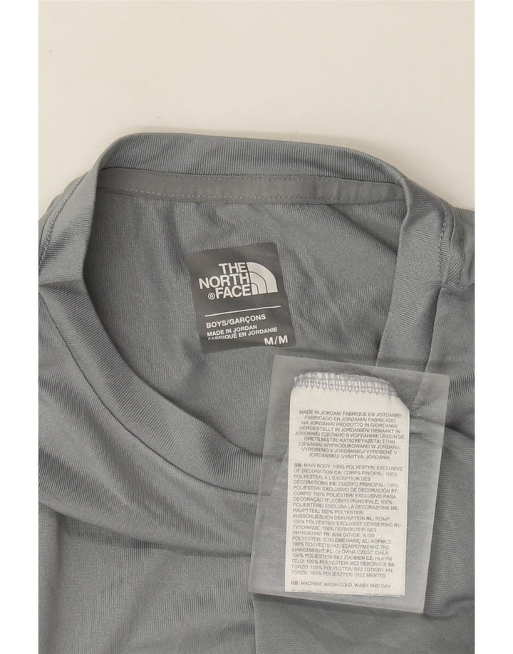 Tricou pentru băieți The North Face Top 9-10 ani poliester mediu gri