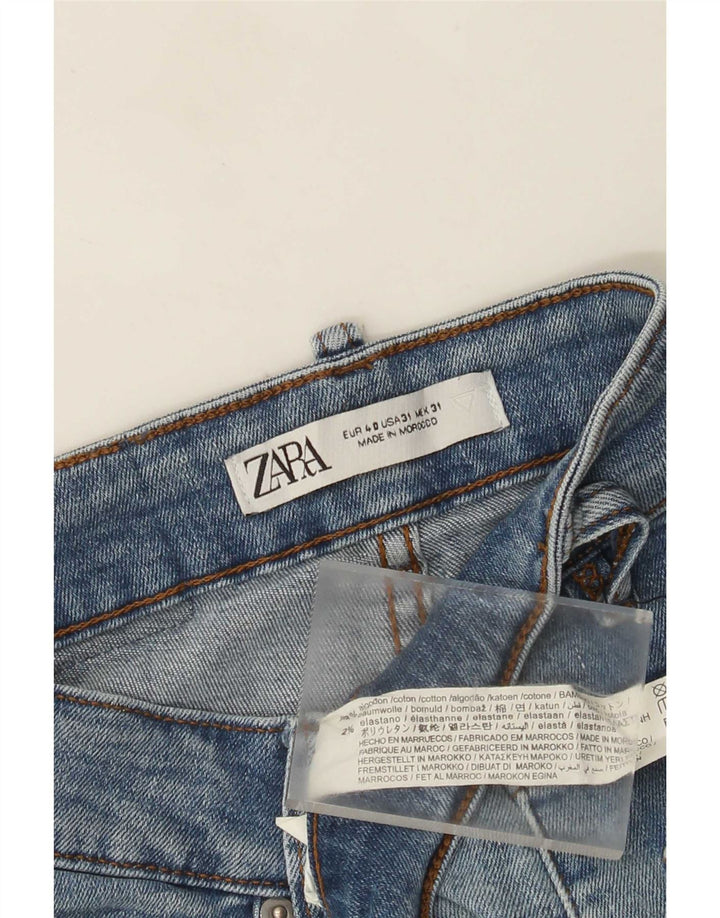 Blugi slim pentru bărbați Zara EU 40 Medium L31 L30 Bumbac albastru