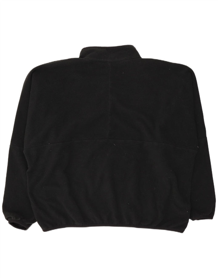 Pulover Nike pentru bărbați, cu fermoar și gât, poliester verde 2XL