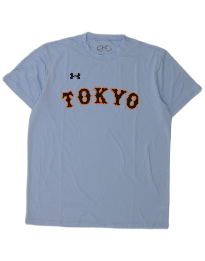 Tricou grafic pentru bărbați Under Armour Top Large Blue