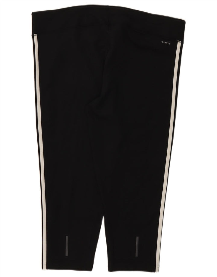 Leggings Adidas Climalite Capri pentru femei Marea Britanie 24/26 2XL Poliester negru