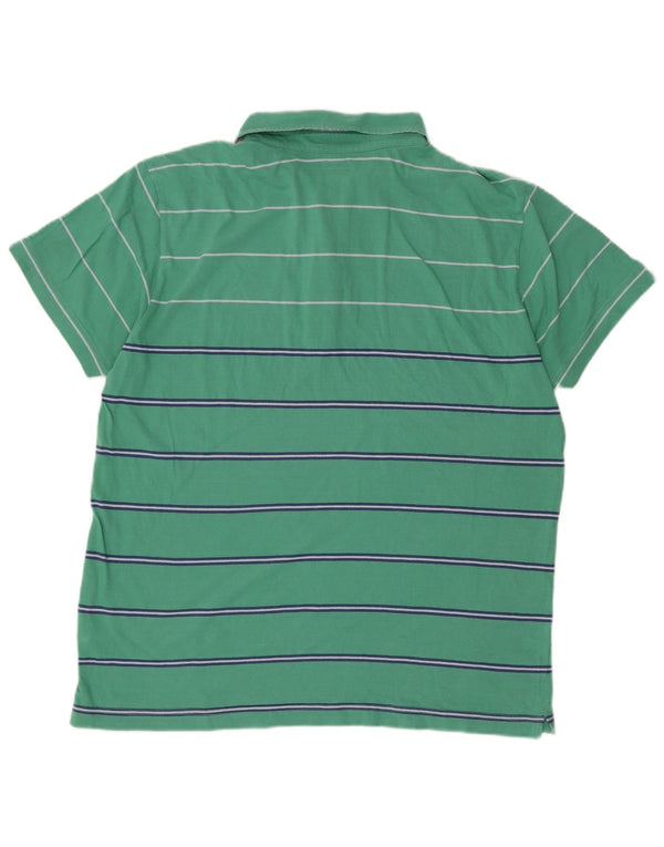 MARLBORO CLASSICS Tricou polo pentru bărbați 2XL bumbac cu dungi verzi