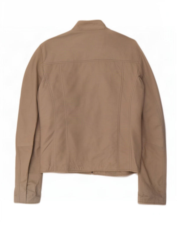 Geacă de piele Vintage pentru femei IT 52 2XL Bej