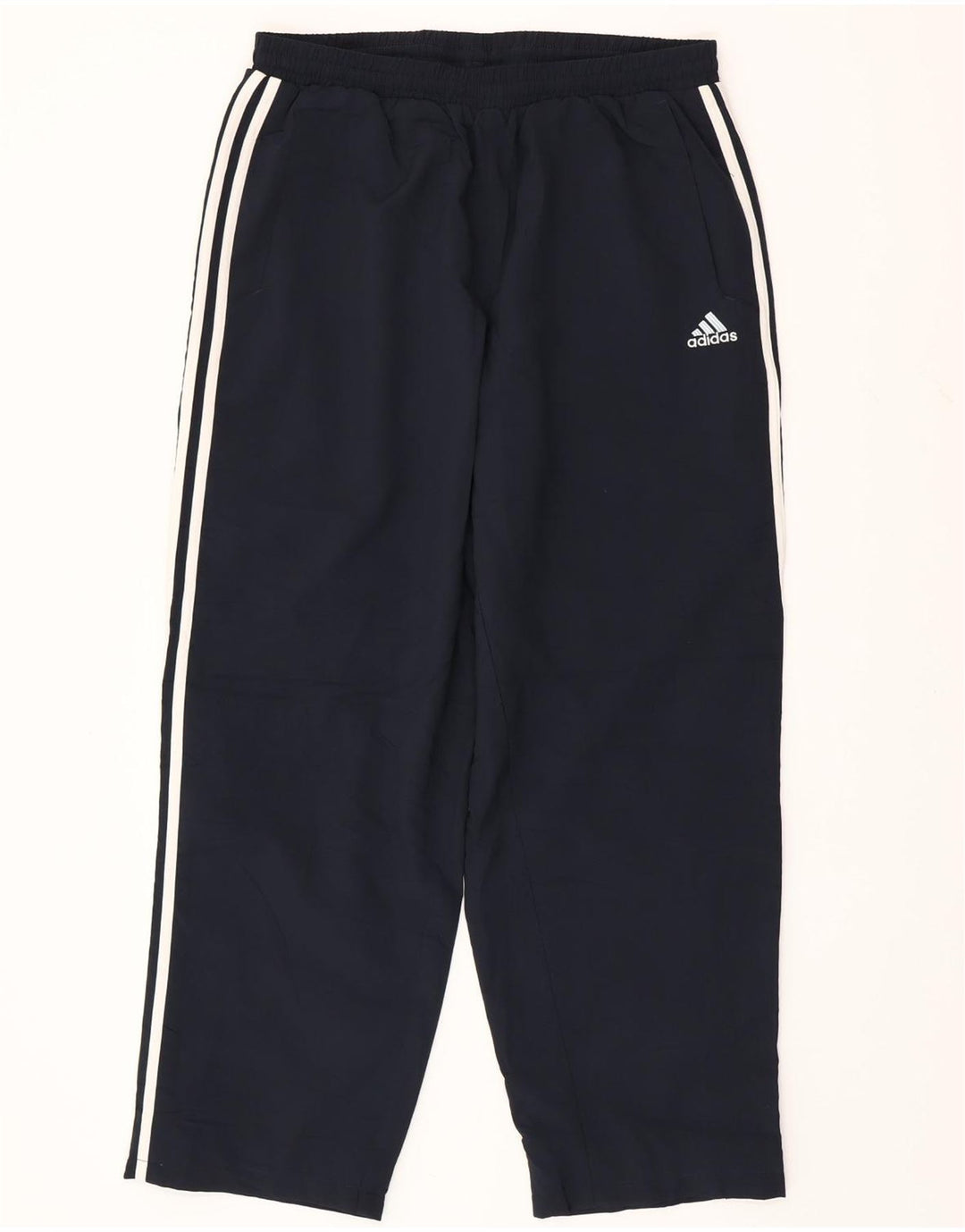 Pantaloni de trening ADIDAS pentru bărbați Marea Britanie 40/42 Poliester mediu albastru bleumarin