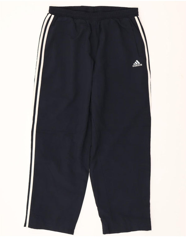 Pantaloni de trening ADIDAS pentru bărbați Marea Britanie 40/42 Poliester mediu albastru bleumarin