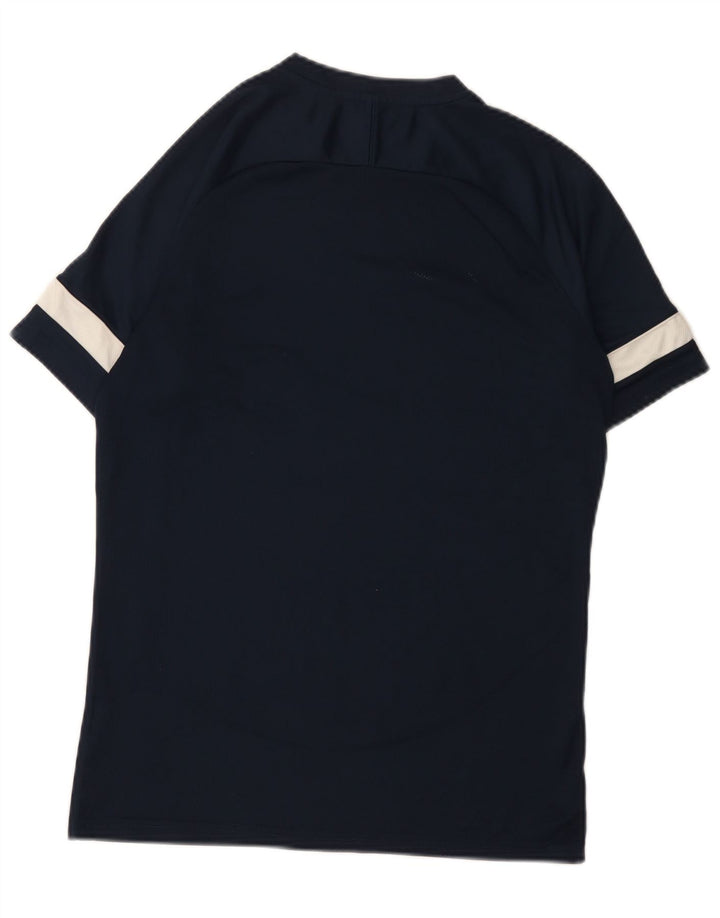 Tricou Nike Dri Fit pentru bărbați Top Mediu Bleumarin Poliester Colorblock