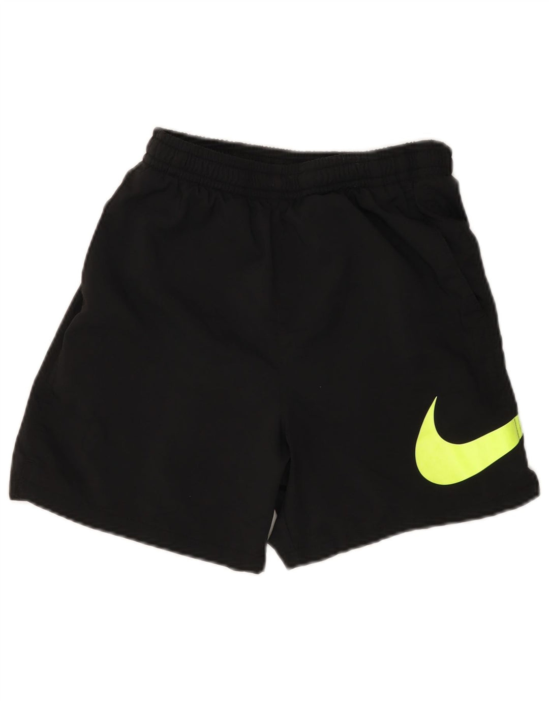 Pantaloni scurți sport grafic Nike pentru bărbați, poliester mediu negru