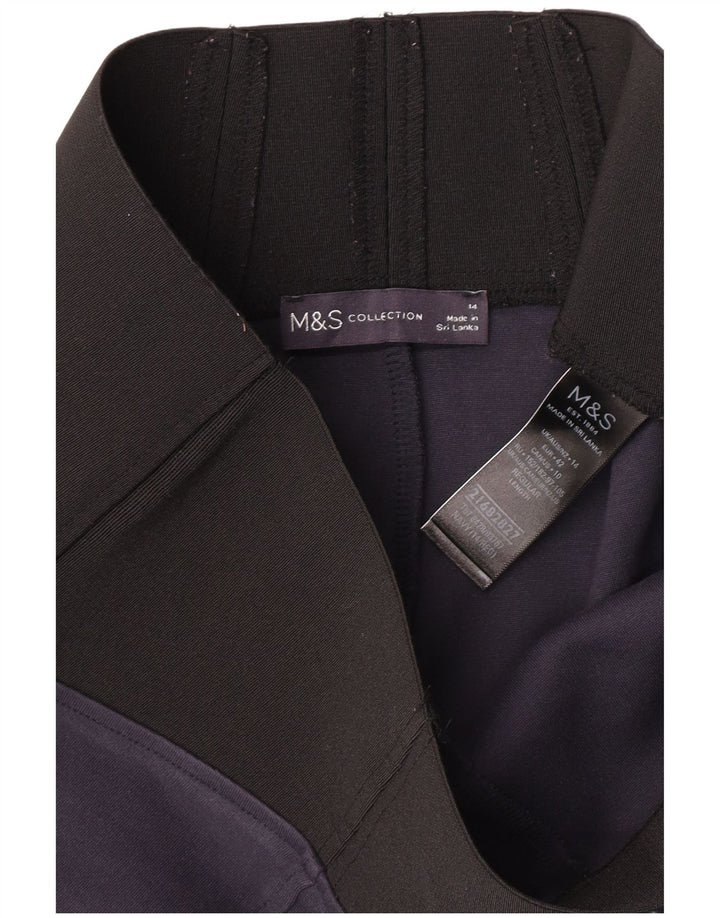 Leggings pentru femei Marks & Spencer UK 14 Medium Bluemarin Blue Viscose