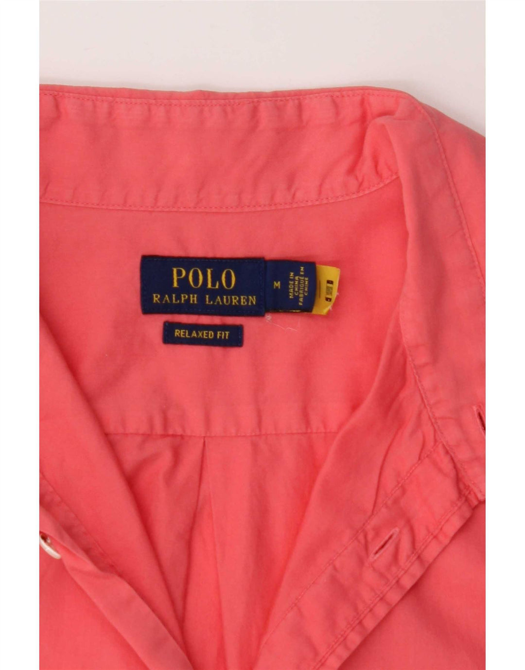 Cămașă Polo Ralph Lauren pentru bărbați, cu formă relaxată, roz mediu