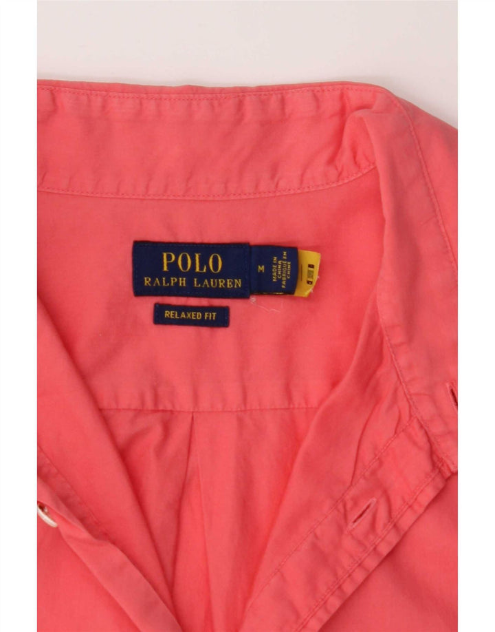 Cămașă Polo Ralph Lauren pentru bărbați, cu formă relaxată, roz mediu