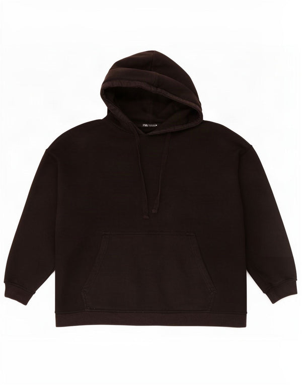 Pulover supradimensionat pentru femei Zara UK 14 Bumbac mediu negru