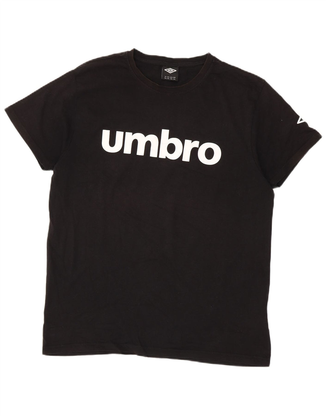 UMBRO Tricou grafic pentru bărbați Top 2XL bumbac negru