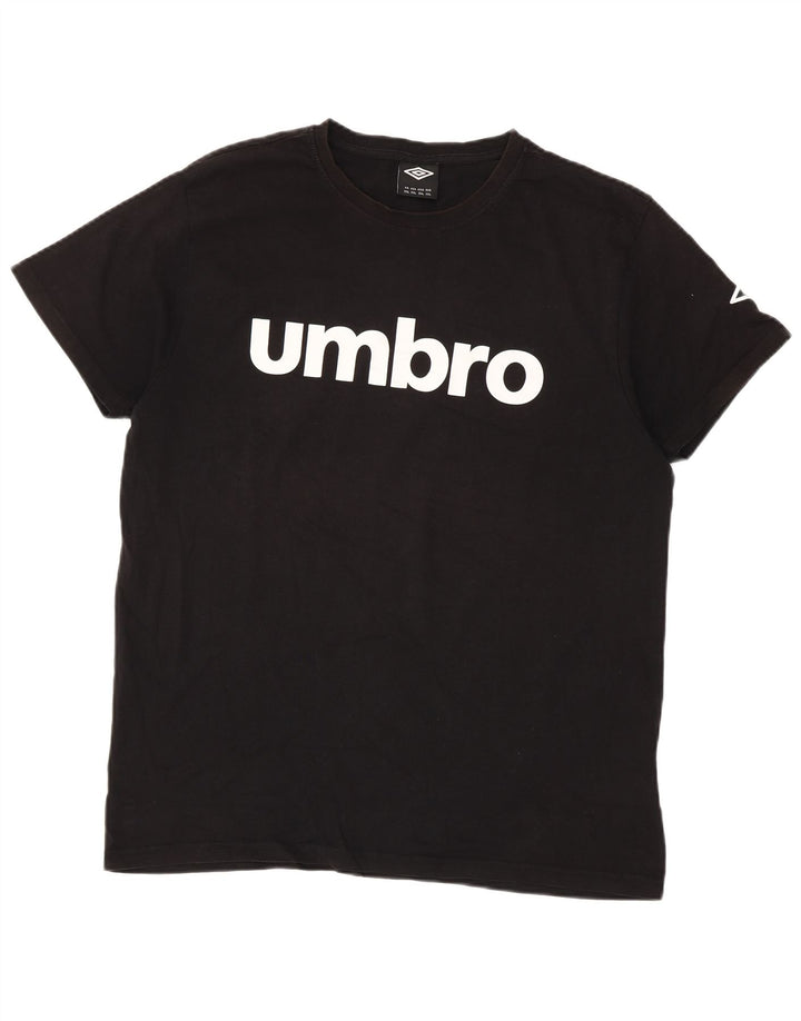 UMBRO Tricou grafic pentru bărbați Top 2XL bumbac negru