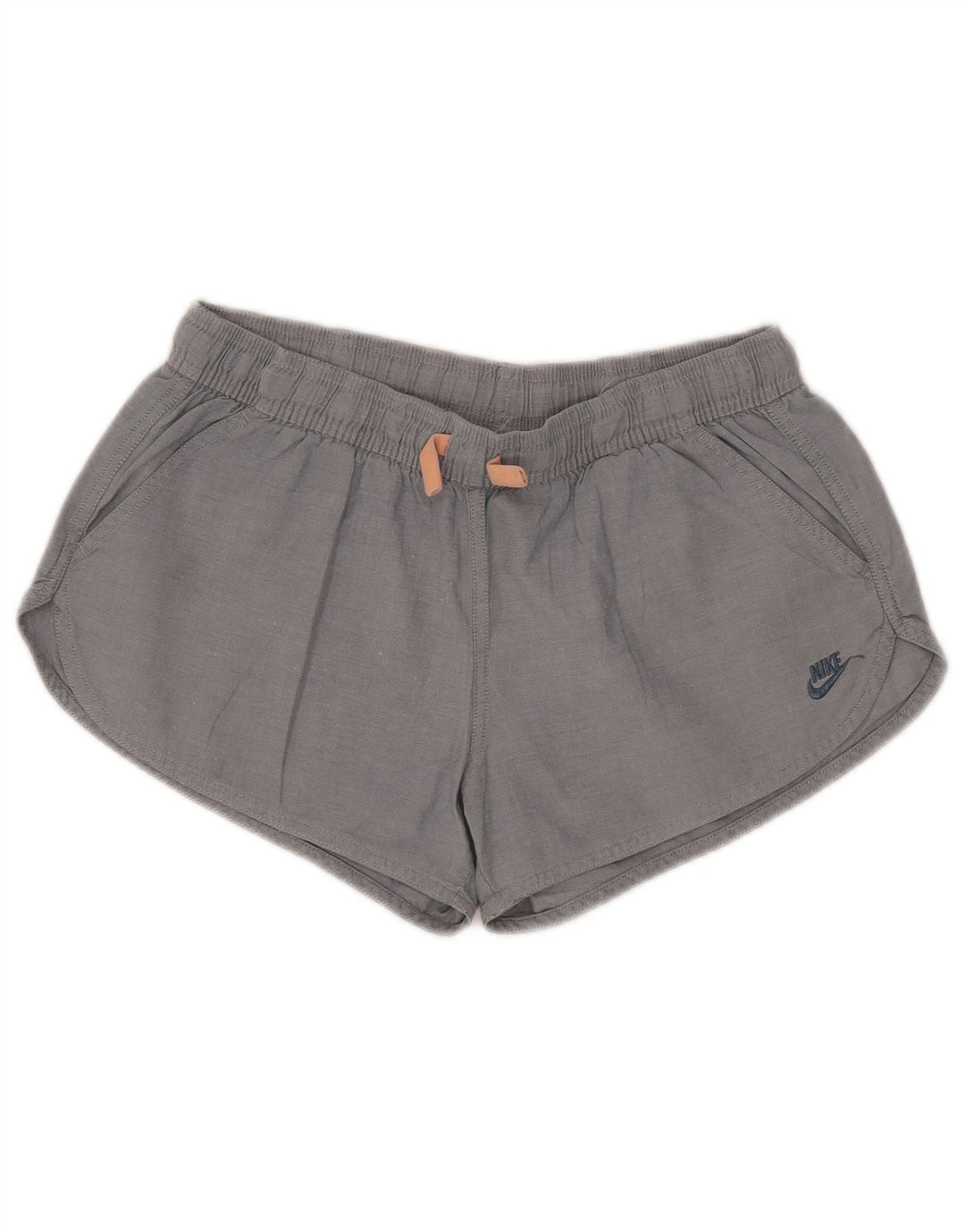 Pantaloni scurți casual Nike pentru femei mici W27 bumbac gri