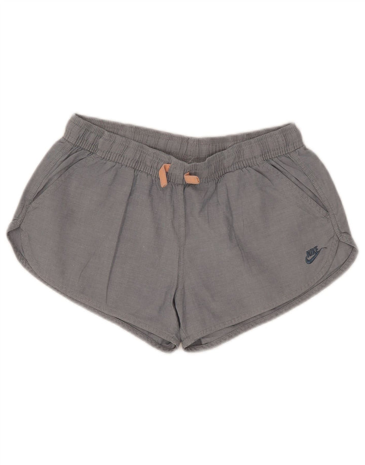Pantaloni scurți casual Nike pentru femei mici W27 bumbac gri