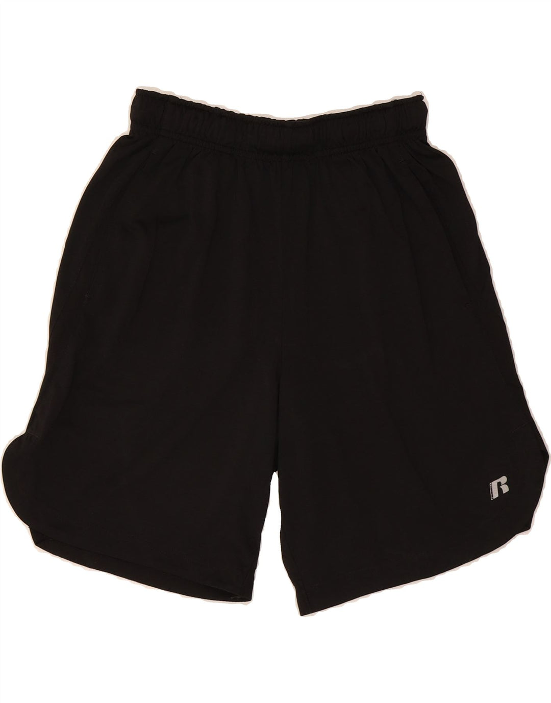 RUSSELL ATHLETIC Mens Sport Shorts Small  Black Polyester Vintage Russell Athletic and Second-Hand Russell Athletic from Messina Hembry 
