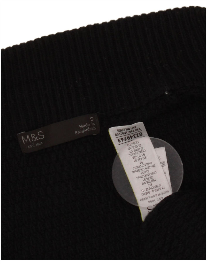 Pulover cardigan pentru bărbați Marks & Spencer, acrilic, albastru marin mic