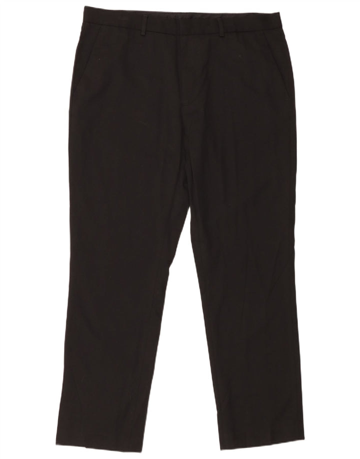 Pantaloni chino slim pentru bărbați CALVIN KLEIN L36 L30 poliester negru