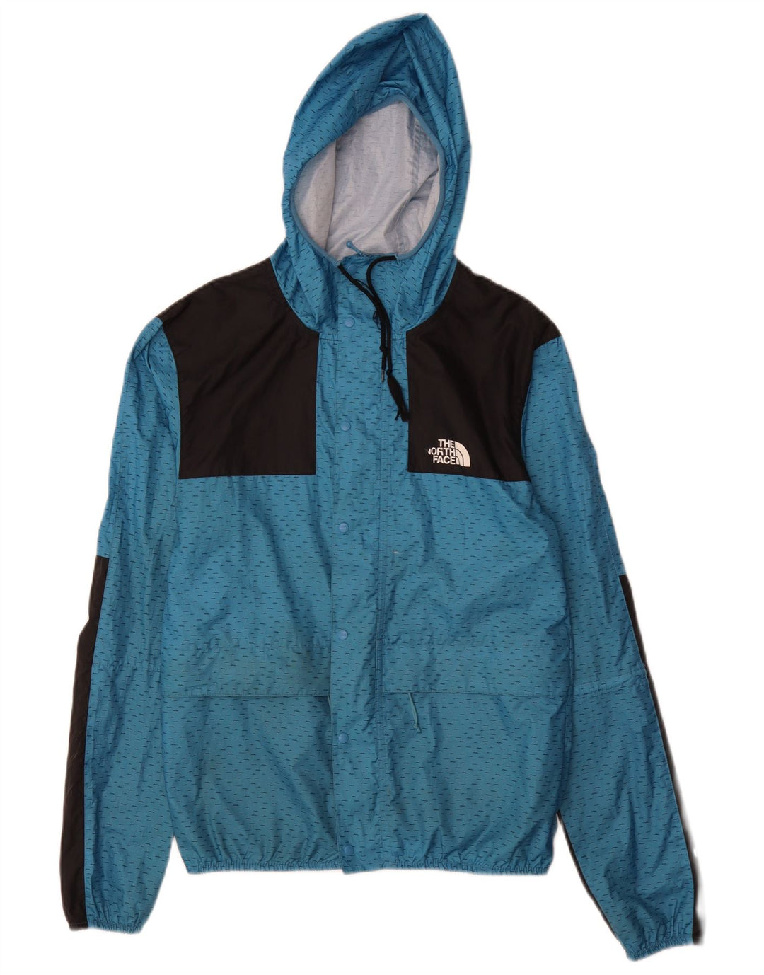 Jachetă de ploaie cu glugă pentru bărbați The North Face, poliester albastru mic