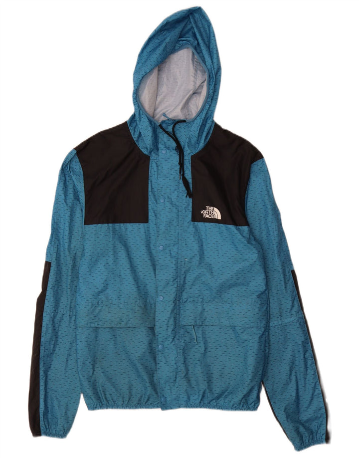 Jachetă de ploaie cu glugă pentru bărbați The North Face, poliester albastru mic