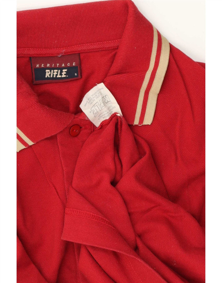 Cămașă polo Rifle pentru bărbați, roșu, de culoare mică