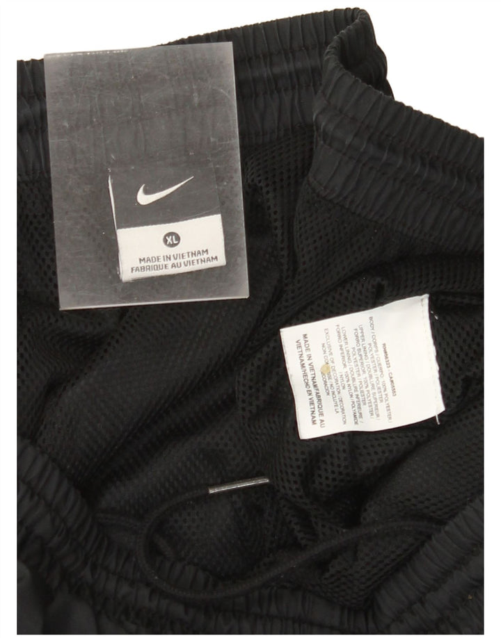 Pantaloni de trening NIKE pentru bărbați XL, negru, poliester color bloc