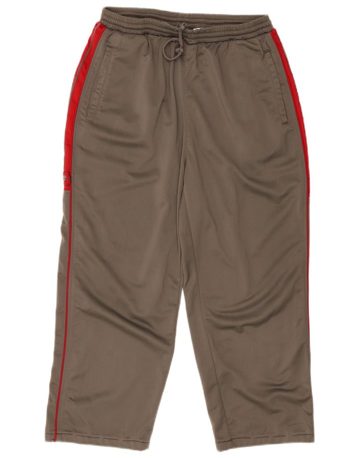 LOTTO Mens Capri Tracksuit Trousers 2XL  Grey Colourblock Polyester