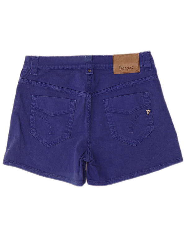 Pantaloni scurți din denim Dondup pentru femei, cu ajustare normală, UK 12 Medium W29 Bumbac albastru