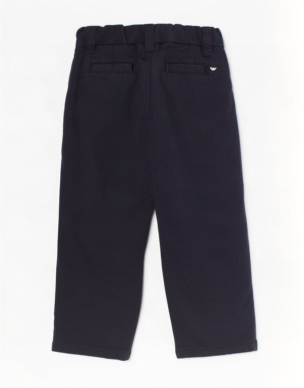 Pantaloni scurți chino drepte pentru bebeluși Armani 3-6 luni W16 L8 bleumarin bumbac