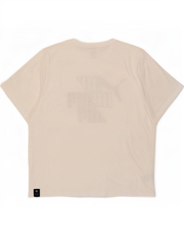 Tricou grafic Puma pentru bărbați Top 2XL Bumbac alb