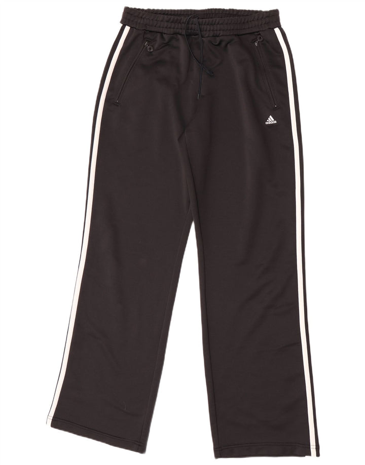 Pantaloni de trening Adidas pentru femei UK 12 Poliester mediu negru
