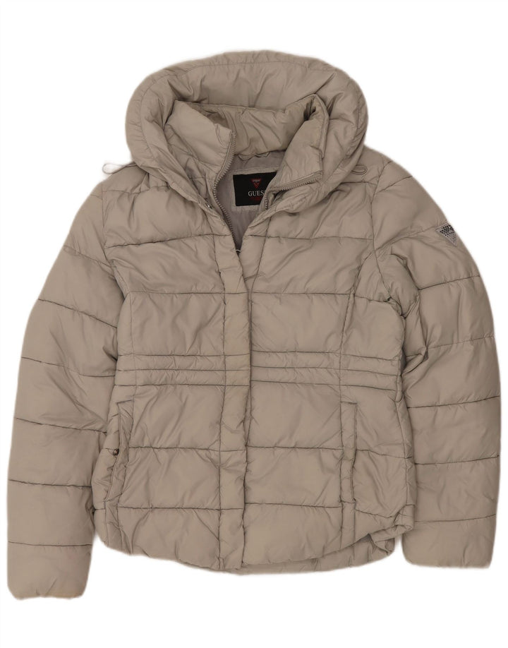 Jachetă căptușită pentru femei GUESS UK 16, mare, bej, poliester
