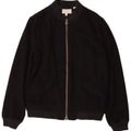 Jack Wills Bomber Jacket pentru bărbați UK 38 Medium Bleumarin Lână