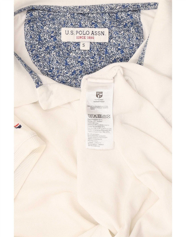 U.S. Polo Assn. Cămașă Bărbați Mic Bumbac Alb