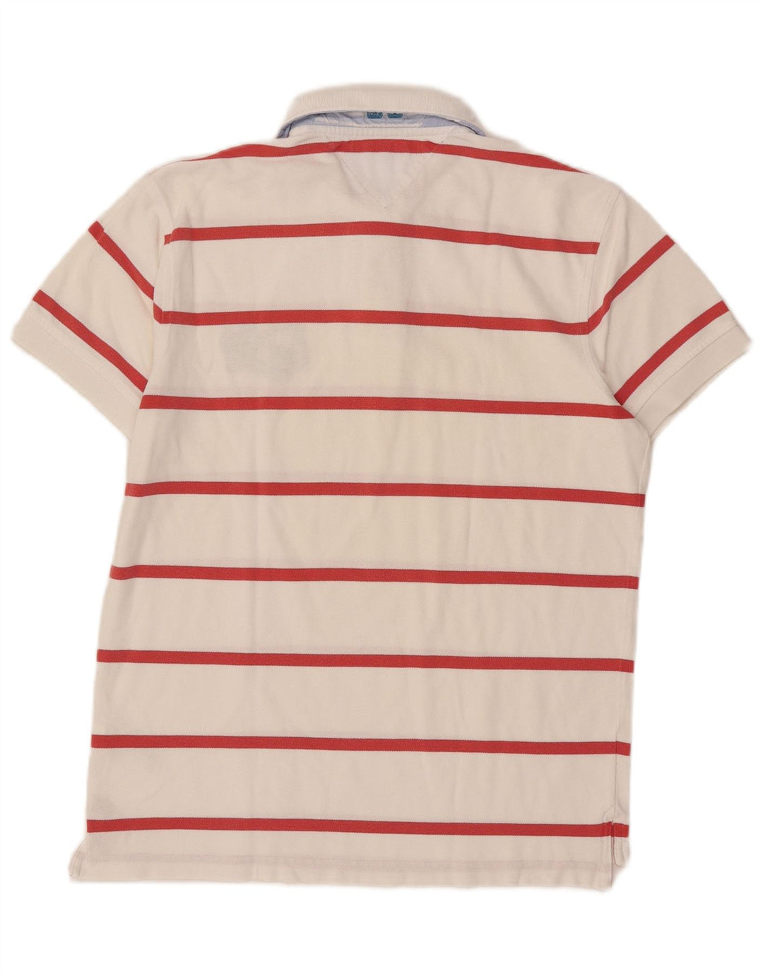 Tricou polo Tommy Hilfiger pentru bărbați, bumbac cu dungi albe medii