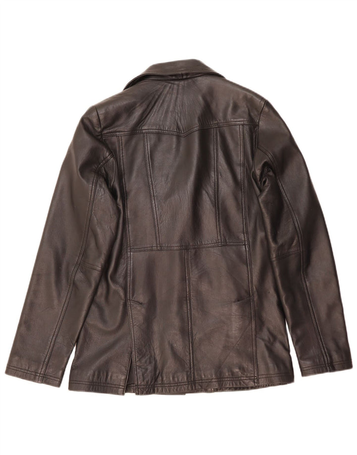 Jachetă de piele pentru bărbați MDM UK 38 Medium Black Leather