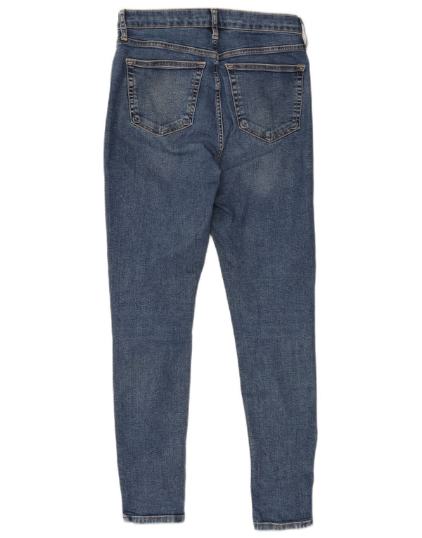 Blugi skinny Topshop pentru femei UK 12 Medium W30 L27 Blue Bumbac