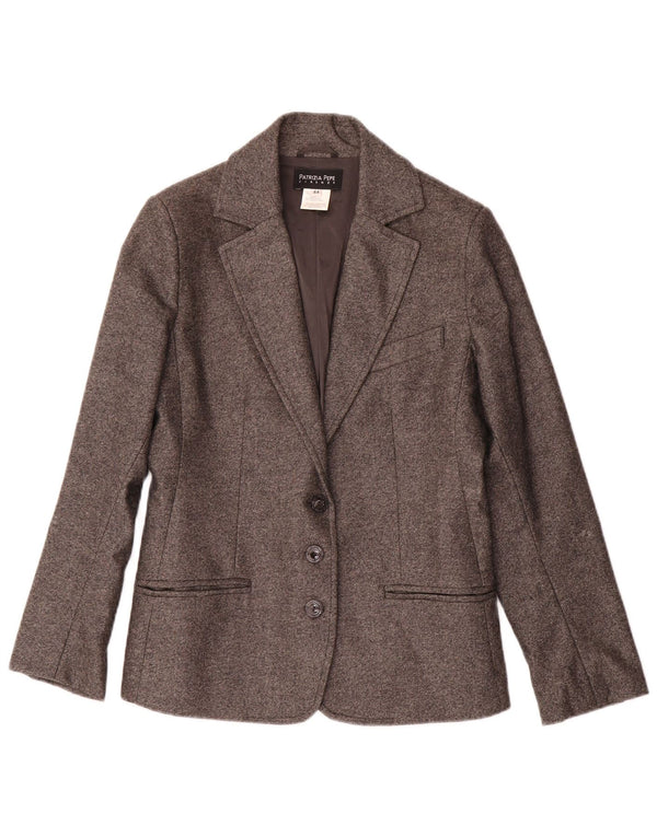 Patrizia Pepe Jachetă Blazer Femei 3 Nasturi IT 44 Bumbac Gri Mediu