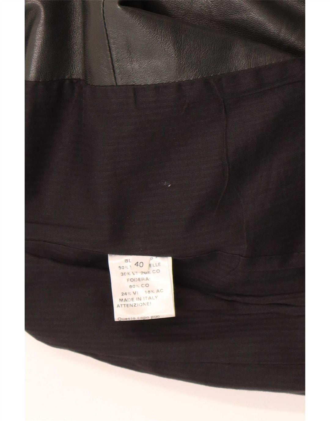 Geacă de piele vintage pentru femei IT 40 Mic din piele verde