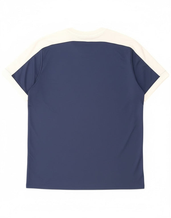 Tricou pentru bărbați Nike Dri Fit Top XL bleumarin poliester color bloc