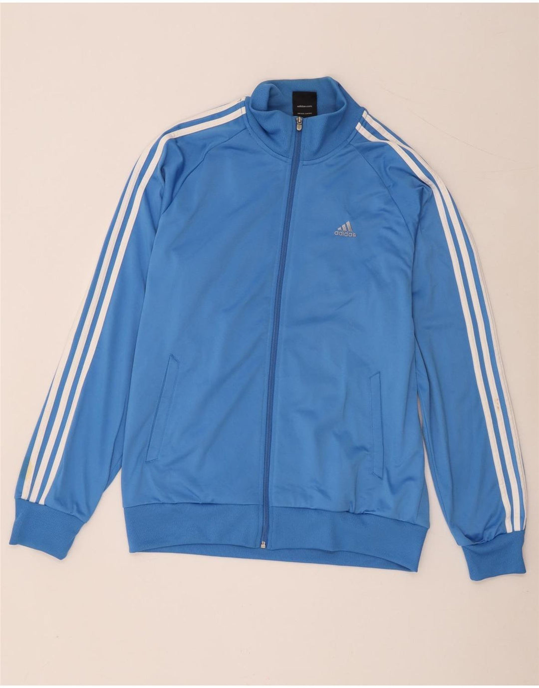 Jachetă de trening pentru bărbați Adidas Clima 365, poliester albastru mediu