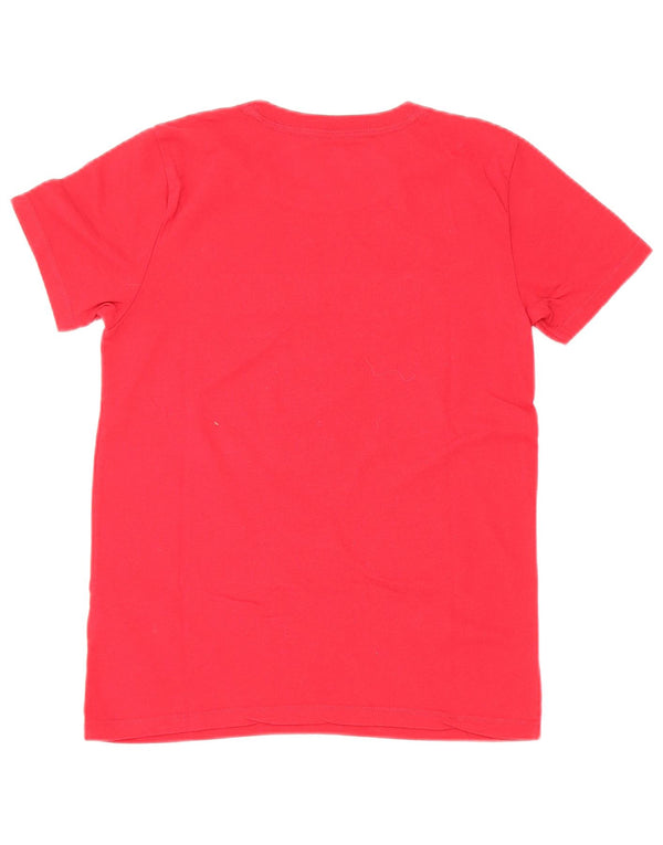 Tricou grafic Hollister pentru femei Top UK 6 XS Red Bumbac