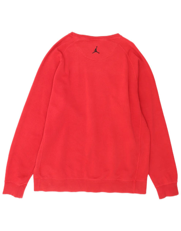Hanorac grafic pentru bărbați Jordan Jumper XL bumbac roșu