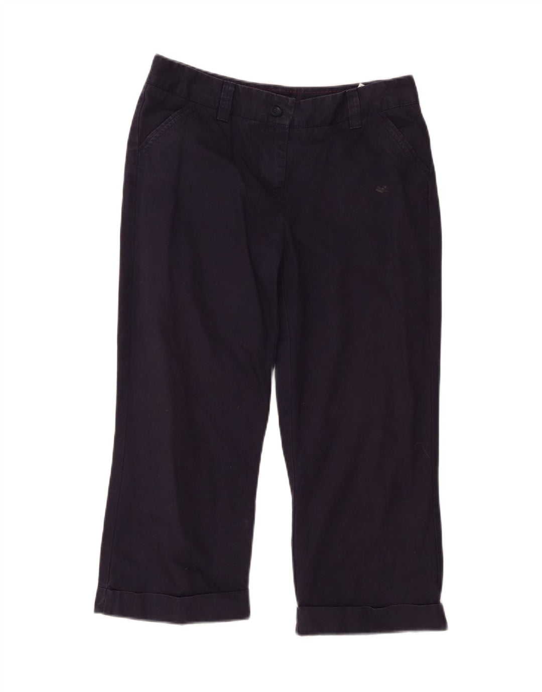Pantaloni Capri pentru femei Marks & Spencer UK 10 Small W30 L21 Bleumarin