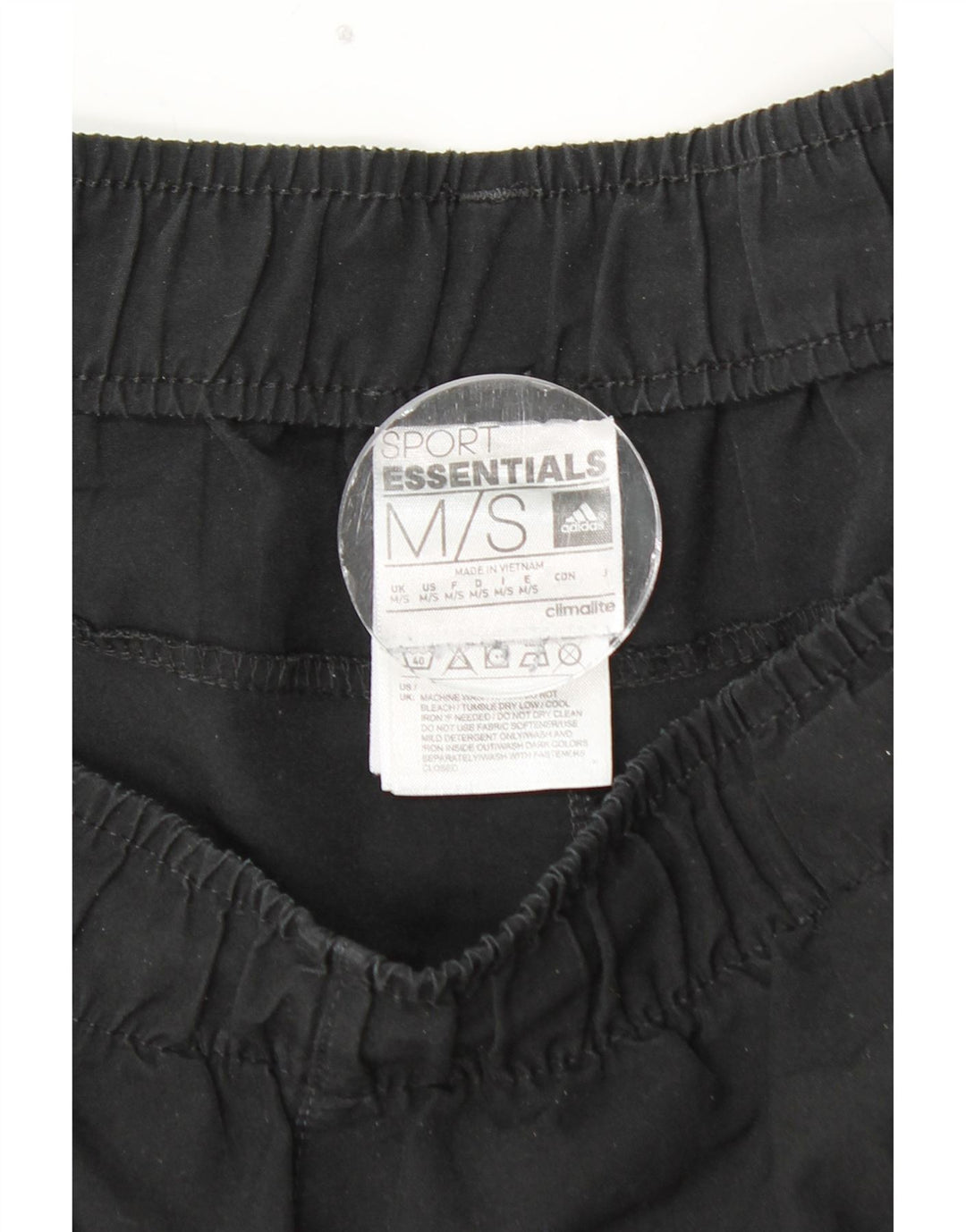 Pantaloni de trening Climalite ADIDAS pentru bărbați, poliester mediu negru