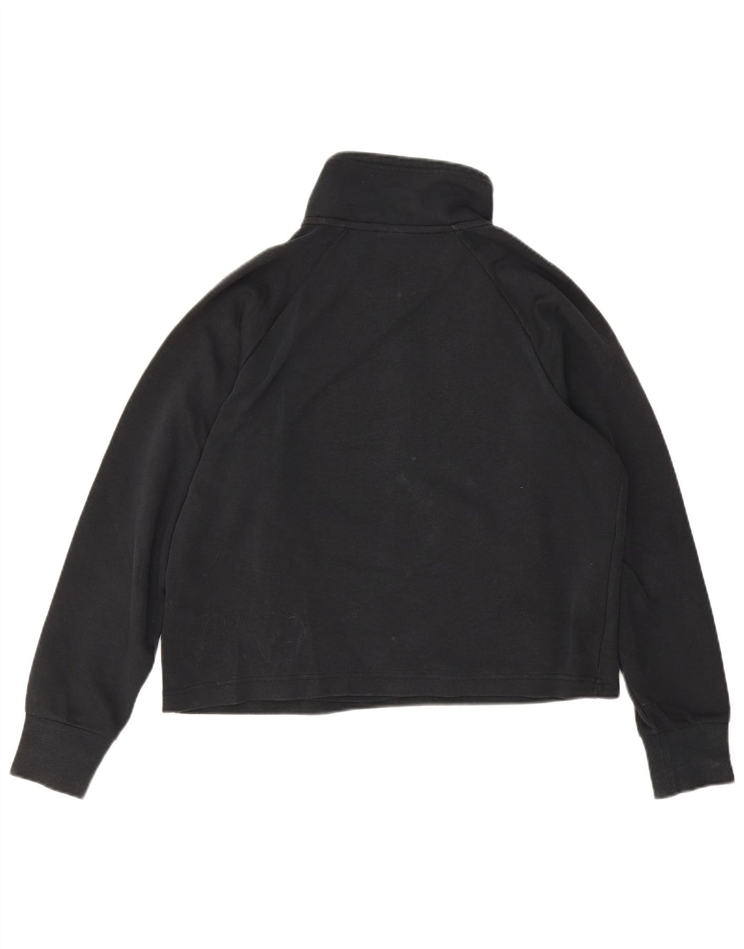 Pulover Nike pentru femei, supradimensionat, cu fermoar și gât, UK 10 Mic Negru